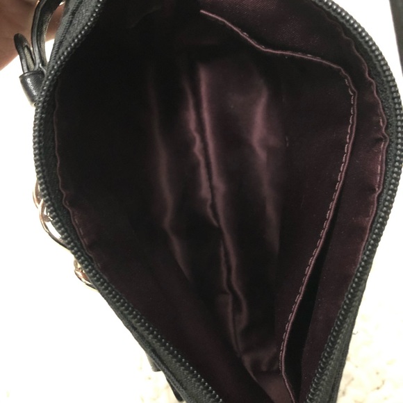 Coach | Signature Black Wristlet With Chain Detail - Picture 7 of 8